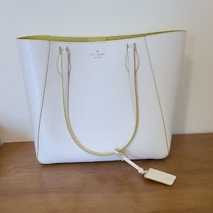 Kate Spade Poppy Large Tote (Meringue)